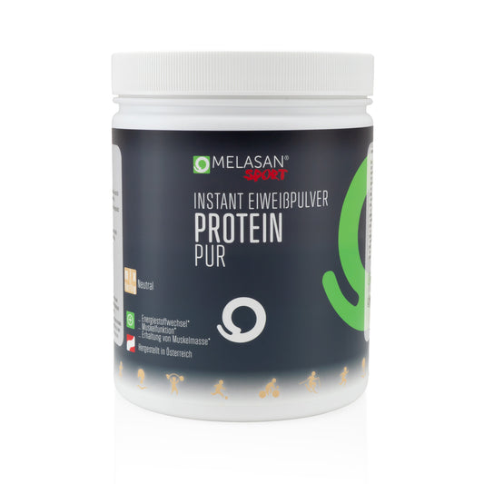 Melasan Sportgetränk Protein Pur Eiweißpulver 450g – ohne Farbe / ONE SIZE