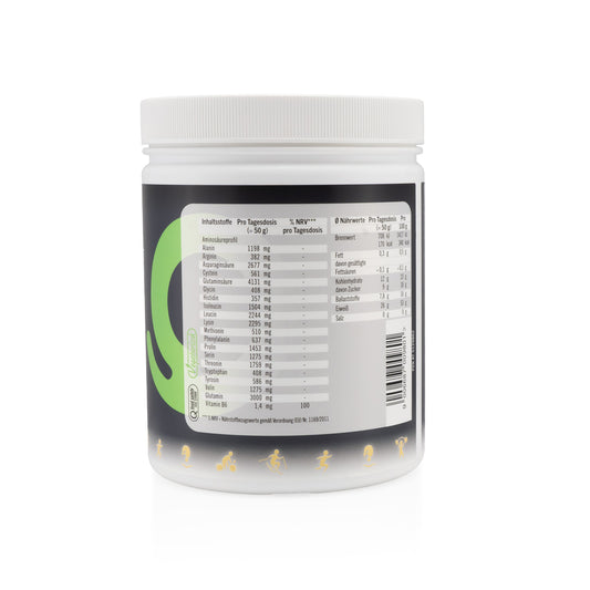 Melasan Sportgetränk Recovery Drink Vanille 650g – Rückansicht – ohne Farbe / ONE SIZE