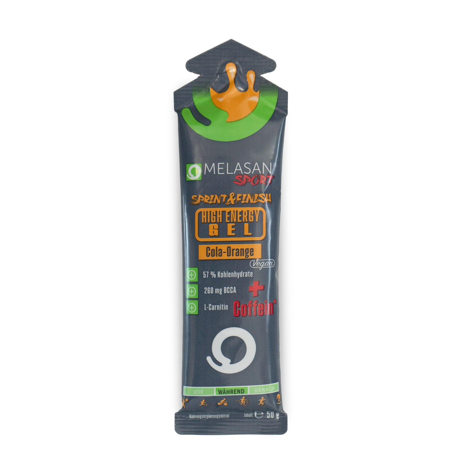 Melasan High Energie Gel Cola-Orange 50g - machsport – Bild 