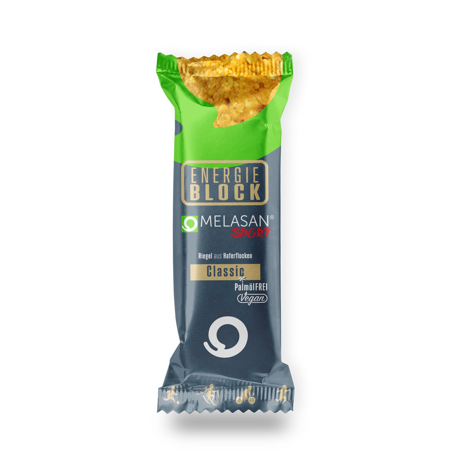 Melasan Sportriegel Energie Block Classic 65g - machsport – Bild 