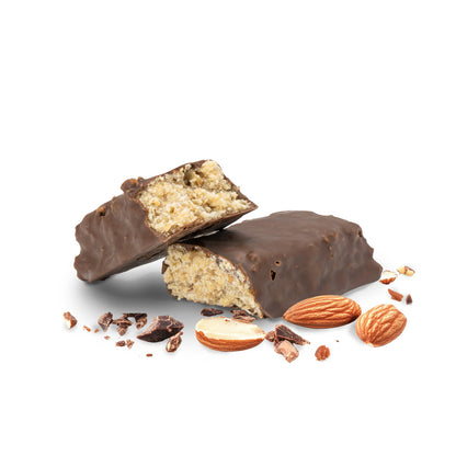 Melasan Sportriegel Energie Block Schoko-Mandel 65g Riegelansicht