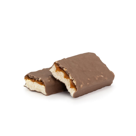 Melasan Sportriegel Protein Snack Salziges Karamell 50g – Rückansicht – braun / ONE SIZE