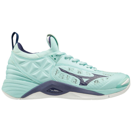 Mizuno Damenvolleyballschuhe Wave Momentum – hellblau / 42