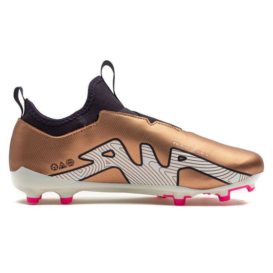 Nike Kinderfußballschuhe Zoom Vapor 15 Academy FG/MG – gold / 38,5