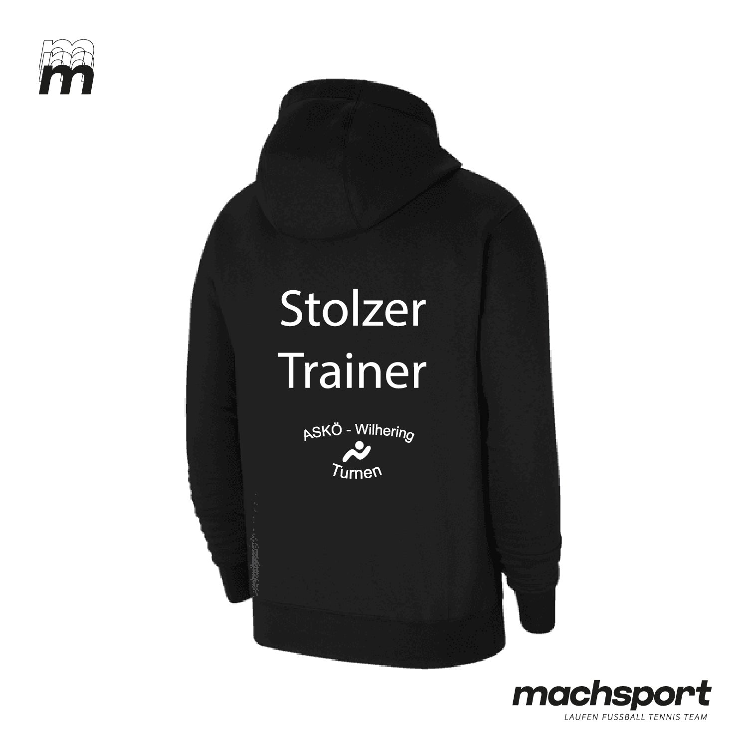 ASKÖ Wilhering Turnen Hoodie "Stolzer Trainer" - machsport – Bild 