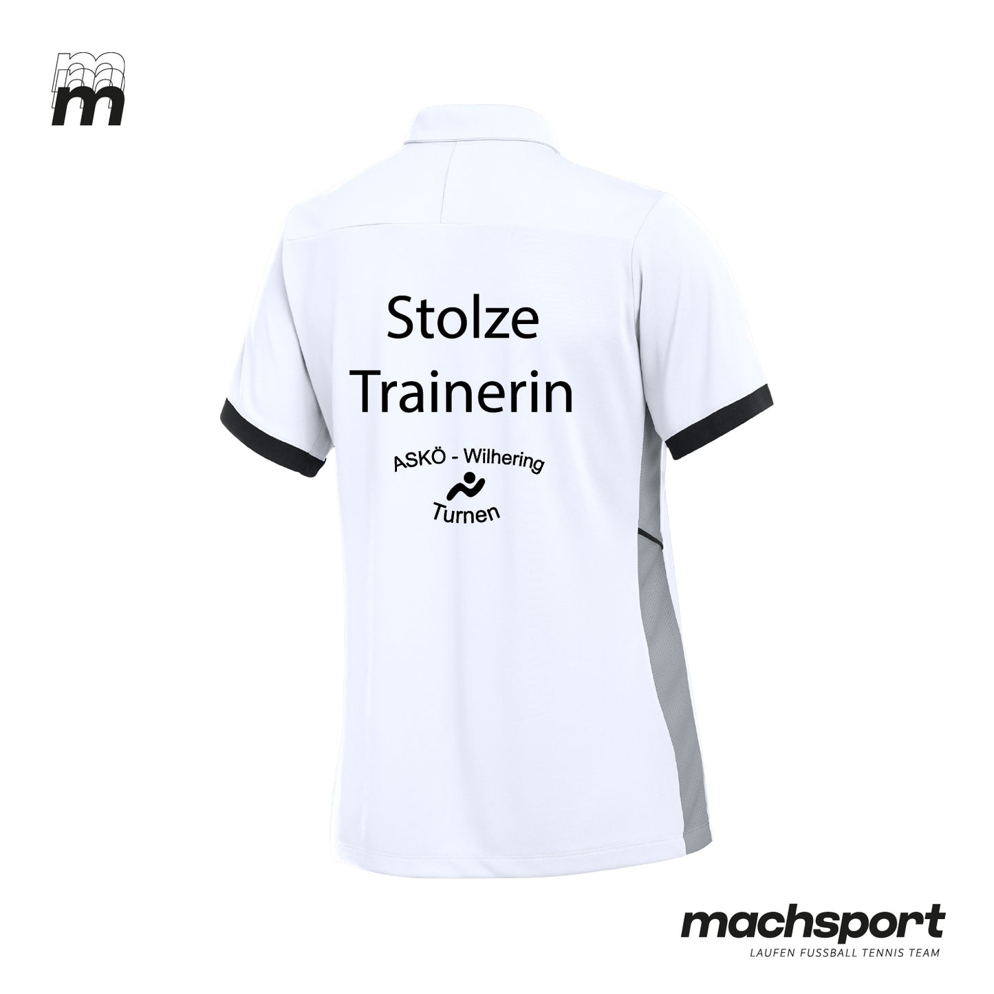 ASKÖ Wilhering Turnen Poloshirt Damen "Stolze Trainerin" - machsport