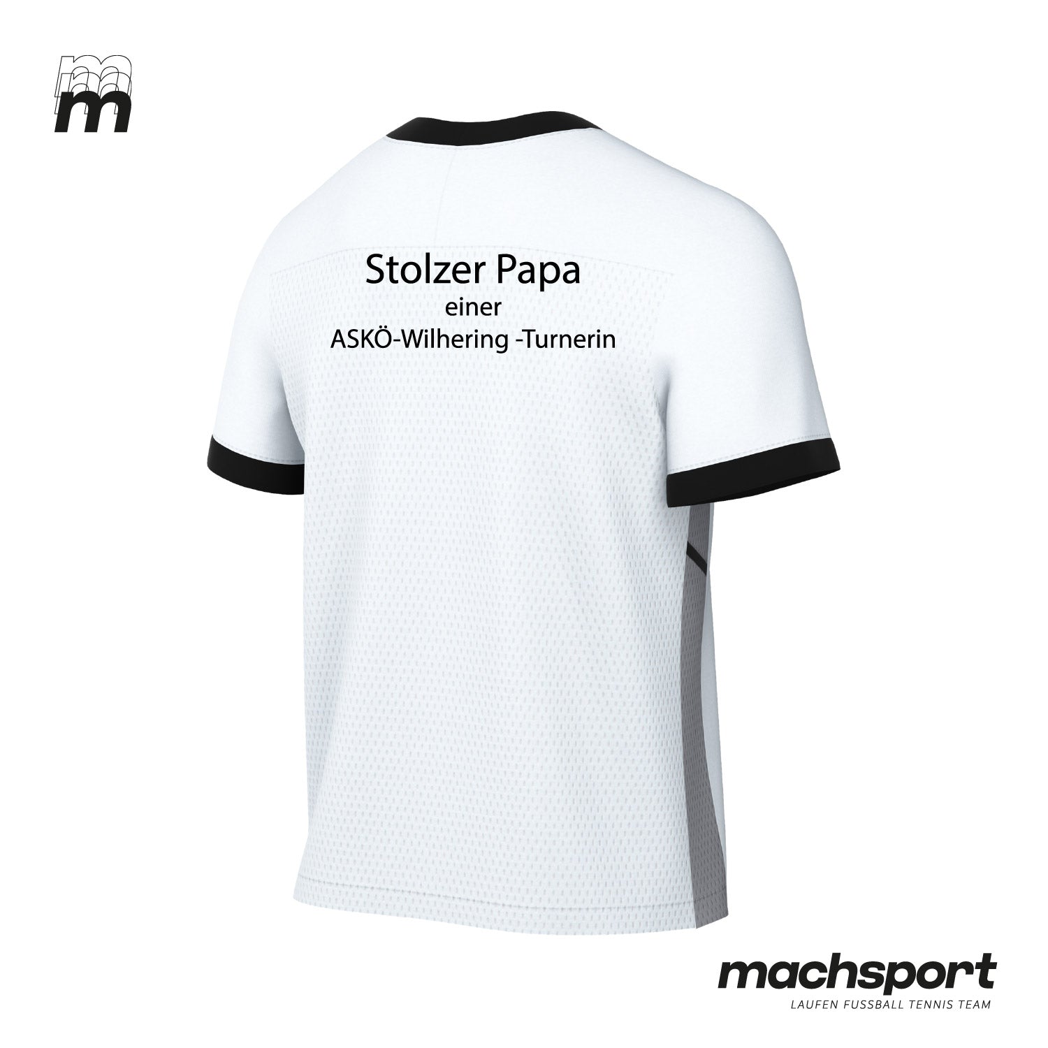 ASKÖ Wilhering Turnen Shirt "Stolzer Papa einer ASKÖ-Willhering-Turnerin" - machsport – Bild 