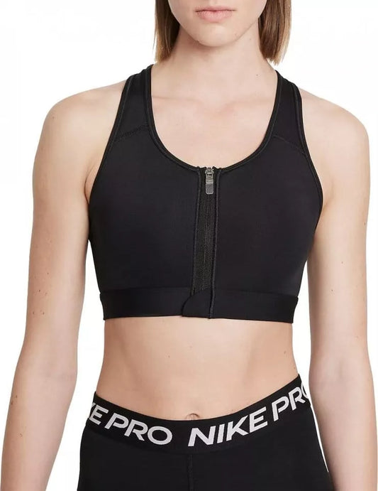 NIKE Dri-Fit Swoosh ZIP FRONT BRA