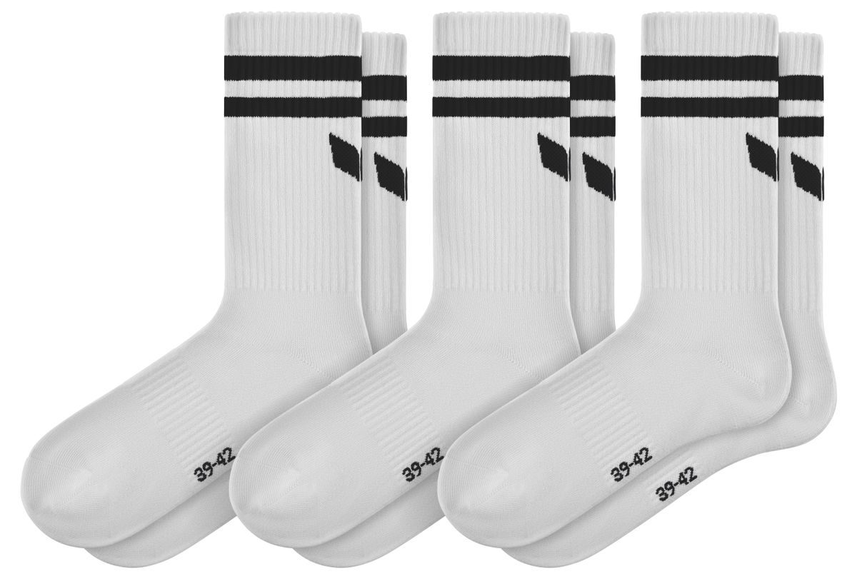 Erima Sportsocken Wings Socks 3-Pack – Bild 