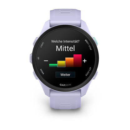 Garmin Forerunner 70, Cool Lavender mit Schnellwechsel-Armband 20 mm Silikon