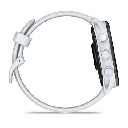 Garmin Forerunner 70, Steinweiss mit Schnellwechsel-Armband 20 mm Silikon