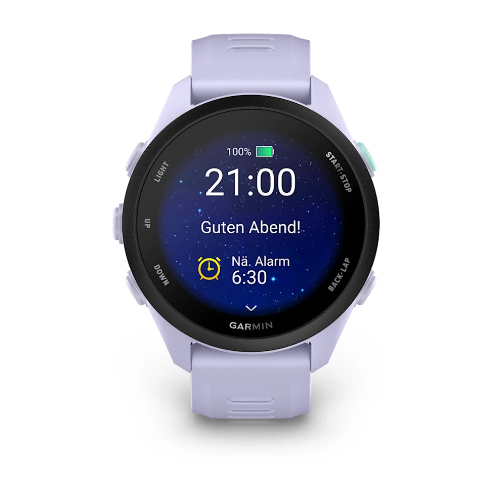 Garmin Forerunner 70, Cool Lavender mit Schnellwechsel-Armband 20 mm Silikon
