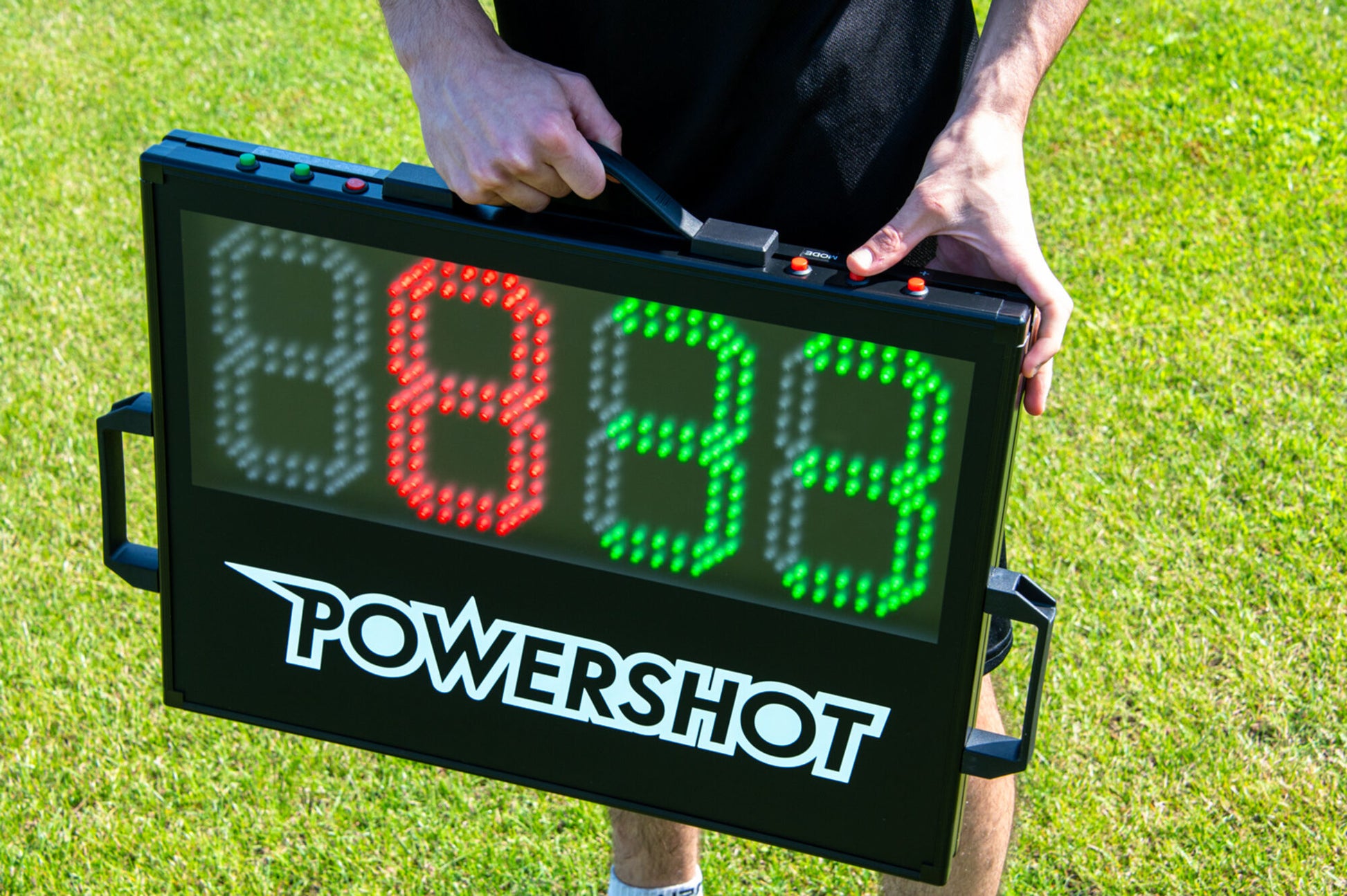 Powershot 2 in 1 LED Auswechsel- und Punktetafel - machsport – Bild 