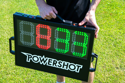 Powershot 2 in 1 LED Auswechsel- und Punktetafel - machsport