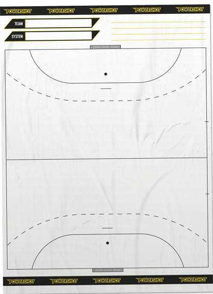 Powershot 20er-Set Handball-Taktikfolie - machsport