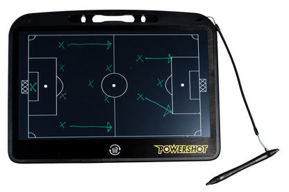 Powershot Elektronische Taktiktafel - Das ultimative Coaching-Board mit LCD Schreiboberfläche - machsport