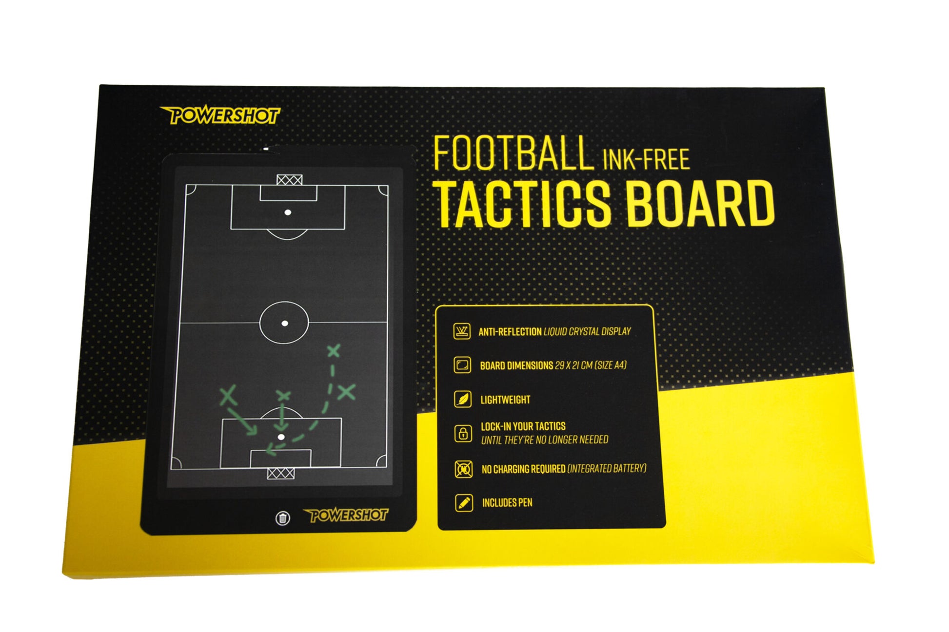 Powershot Fußball-Taktikboard - Tintefrei - A4 - machsport – Bild 