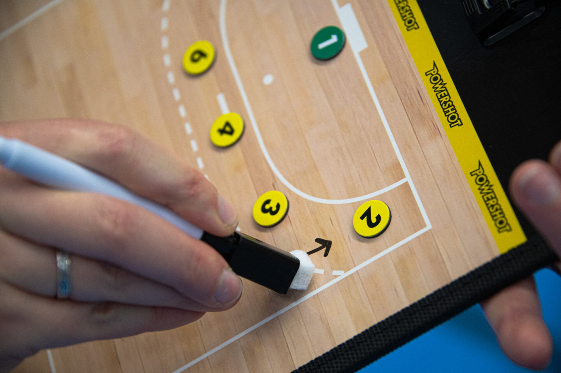 Powershot Handball - Taktikboard "Doppelseitig" - machsport – Bild 