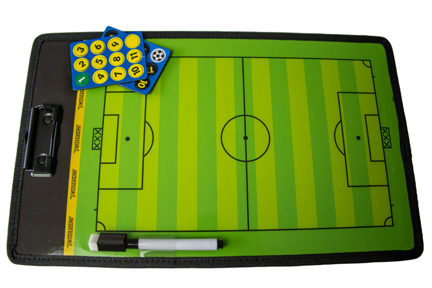 Powershot magnetische Fußball-Taktiktafel "doppelseitig" - machsport