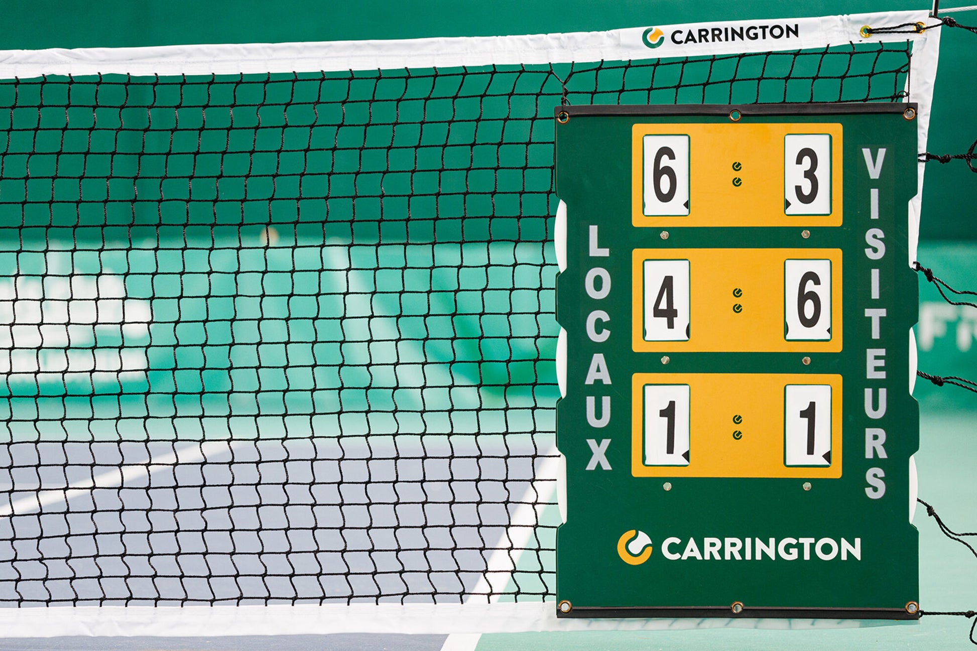 Powershot Spielstandstabelle Tennis - 82x58 cm - machsport – Bild 