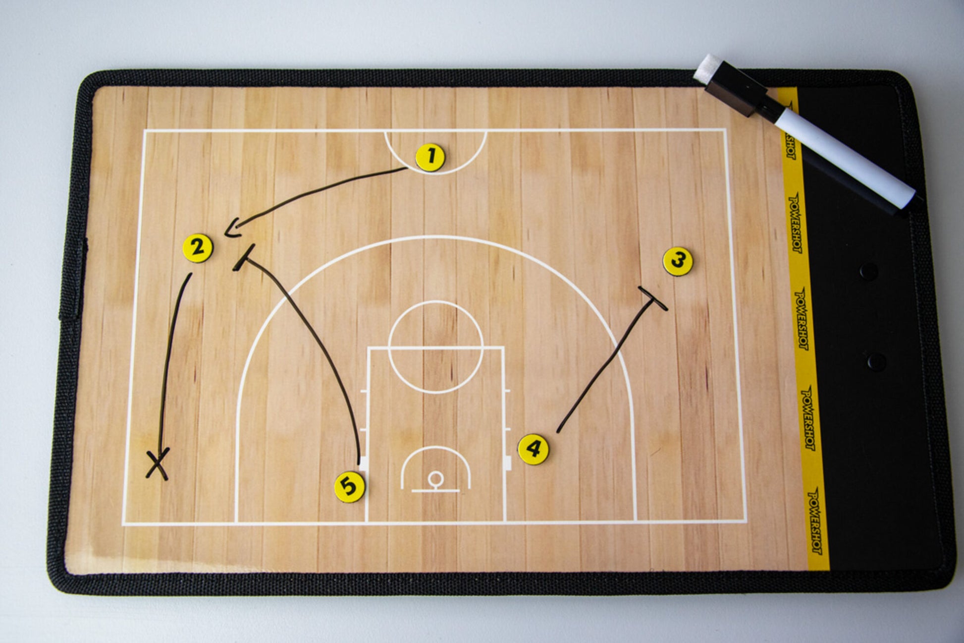 Powershot Taktikboard  Doppelseitig "Basketball" - machsport – Bild 