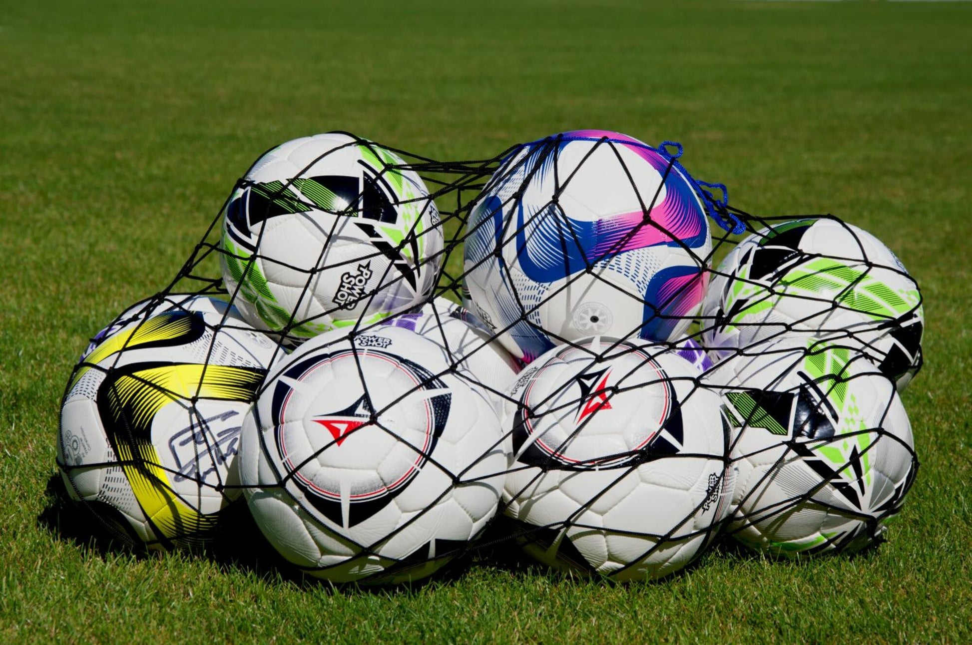 Powershot Ballnetz - bis zu 12 Bälle - machsport – Bild 
