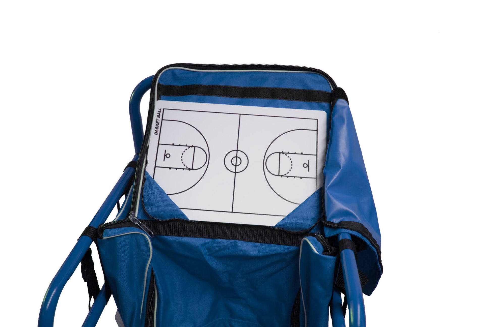 Powershot POWERCART®  - der ultimative Gerätewagen - Basketball blau/weiß - machsport – Bild 