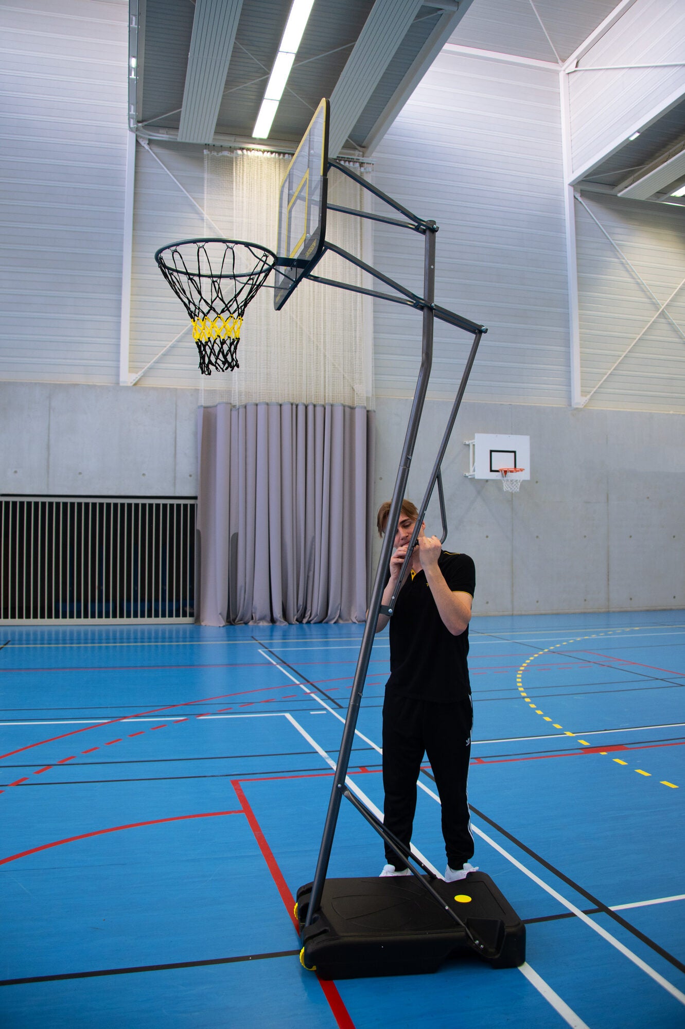 Powershot Mobiler Basketballkorb - Senior - Größenverstellbar - machsport