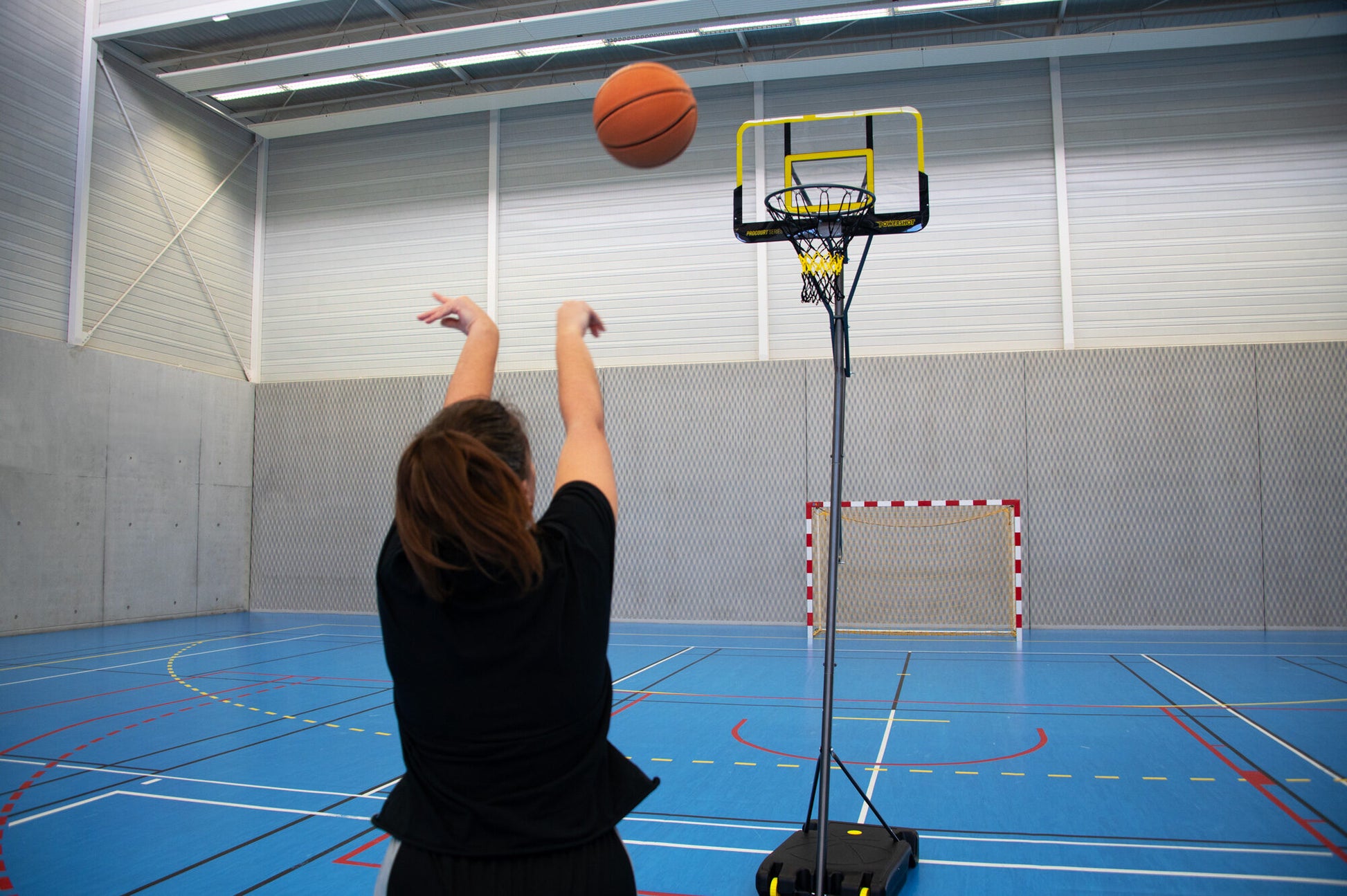 Powershot Mobiler Basketballkorb - Senior - Größenverstellbar - machsport – Bild 
