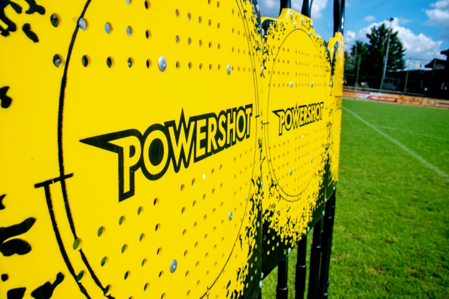Powershot Freistoßmauer - 3er-Set Trainingsdummy - Zusammenklappbar - machsport