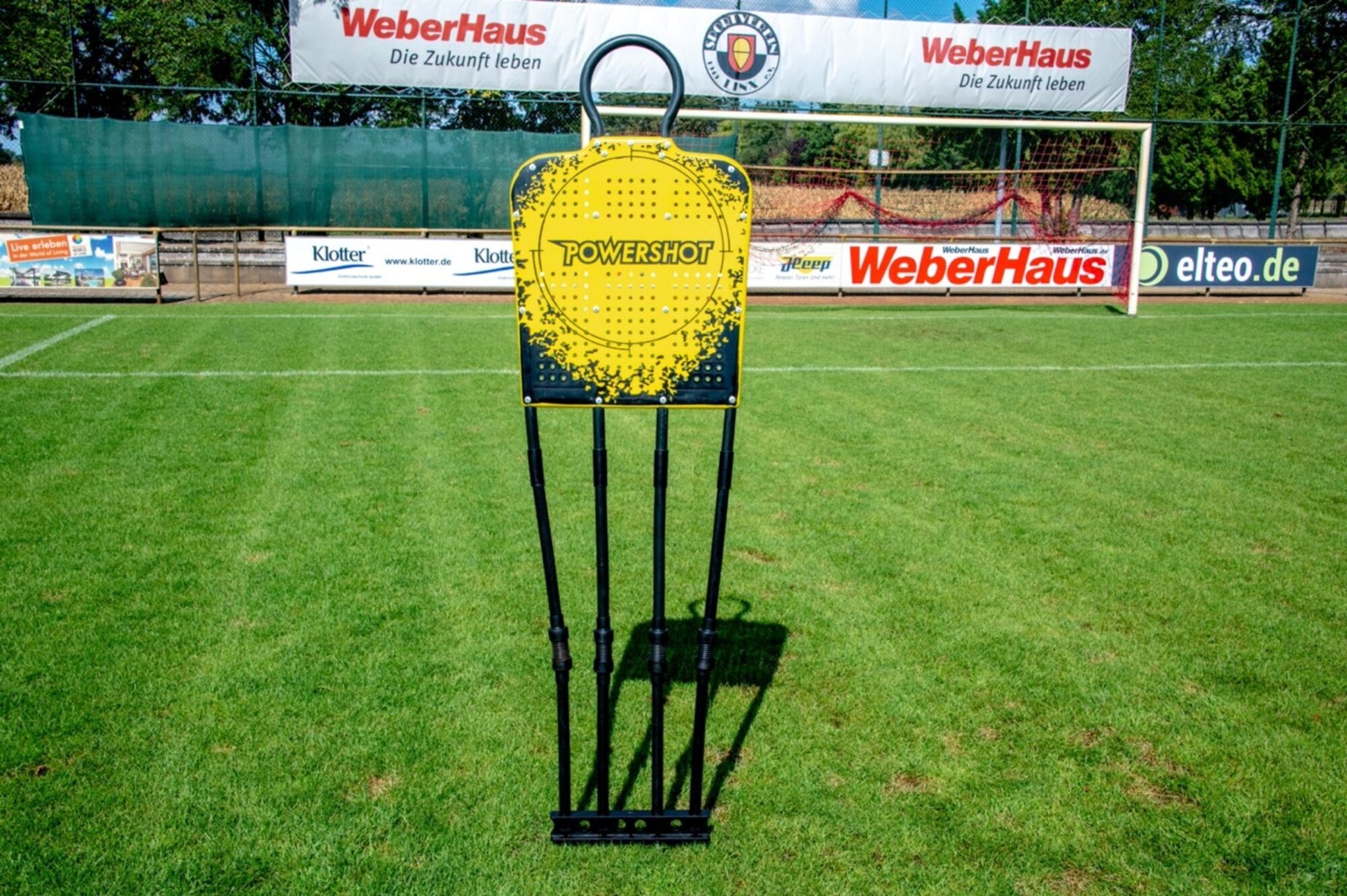 Powershot Freistoßmauer - 3er-Set Trainingsdummy - Zusammenklappbar - machsport – Bild 