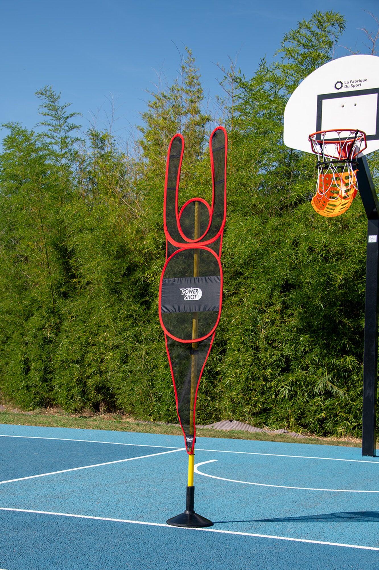 Powershot Mesh-Dummy  Indoor- Handball/Basketball inkl. Zubehör - machsport – Bild 