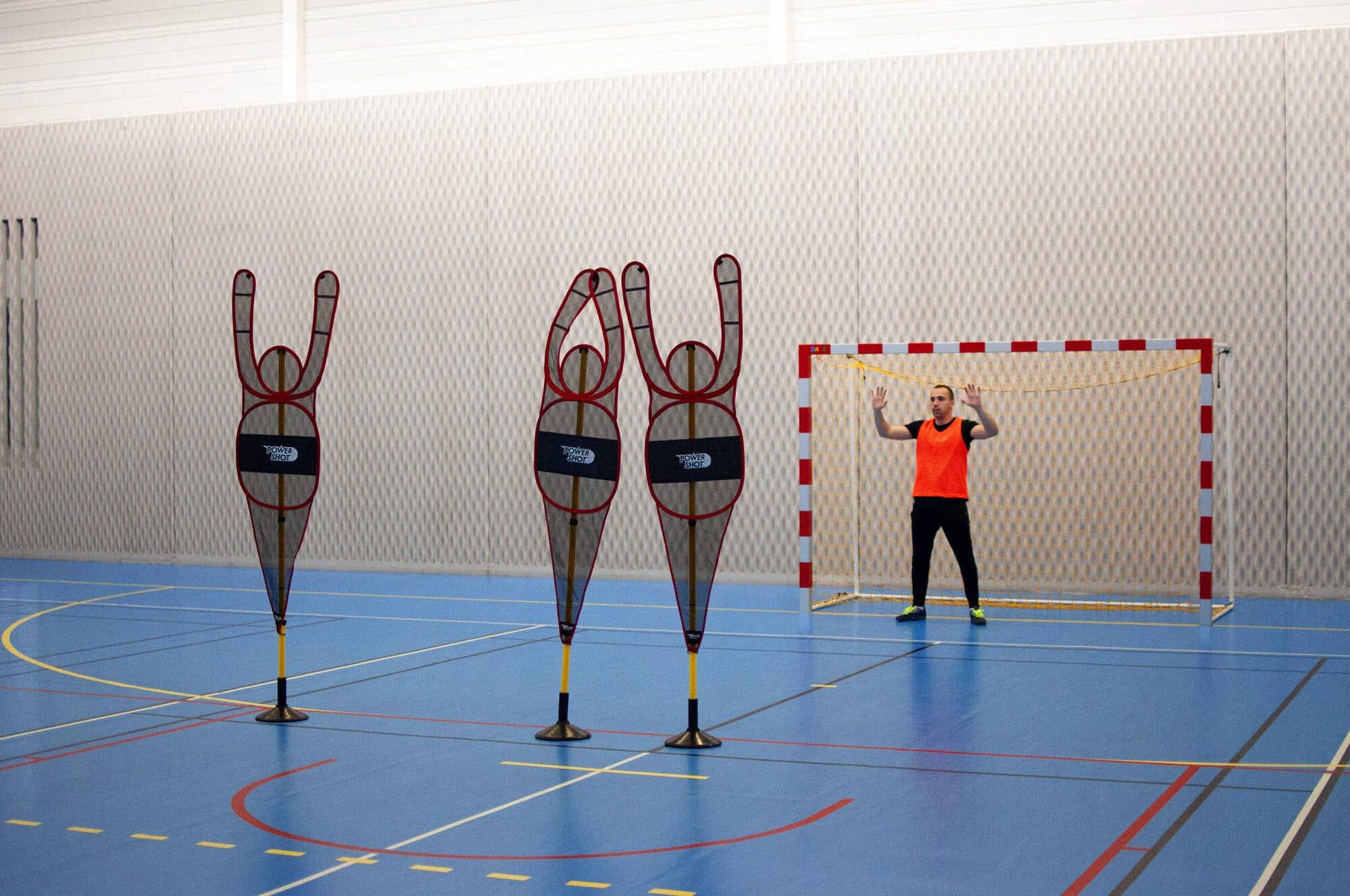 Powershot Mesh-Dummy  Indoor- Handball/Basketball inkl. Zubehör - machsport – Bild 