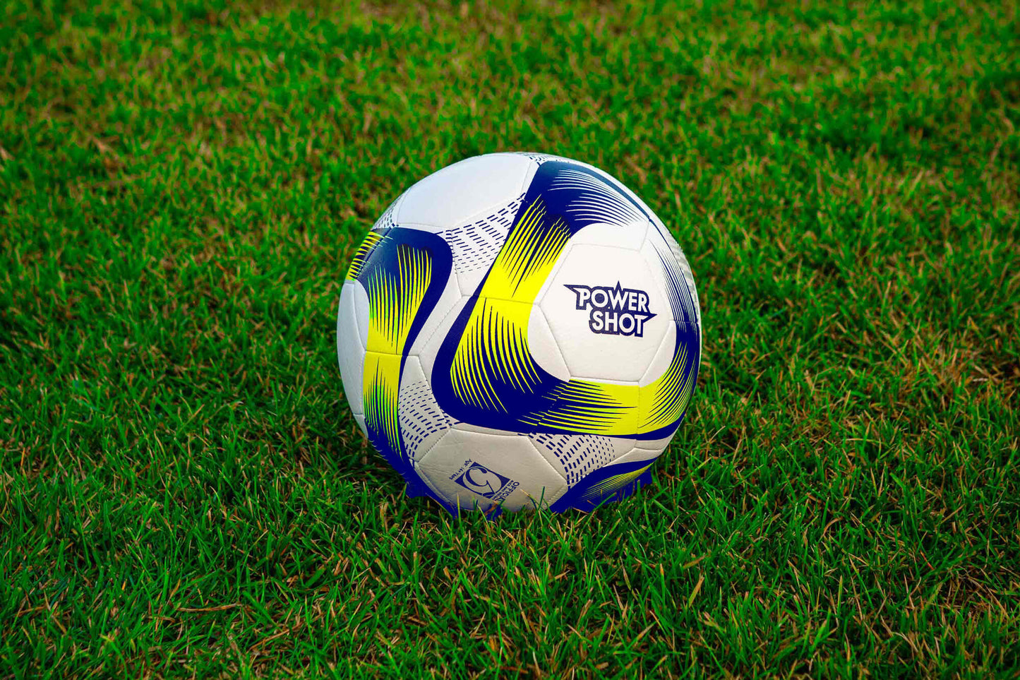 Powershot Powershot® Fußball - Dunkelblau & Gelb - machsport