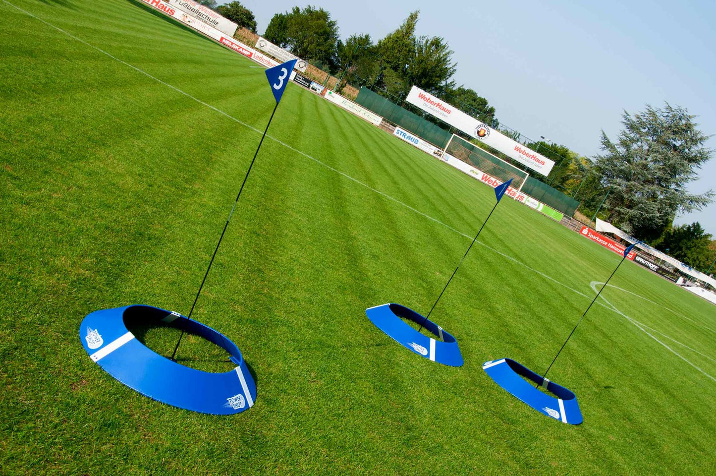 Powershot 6er-Set Fußballgolf-Ziele mit Lichtsensoren - machsport