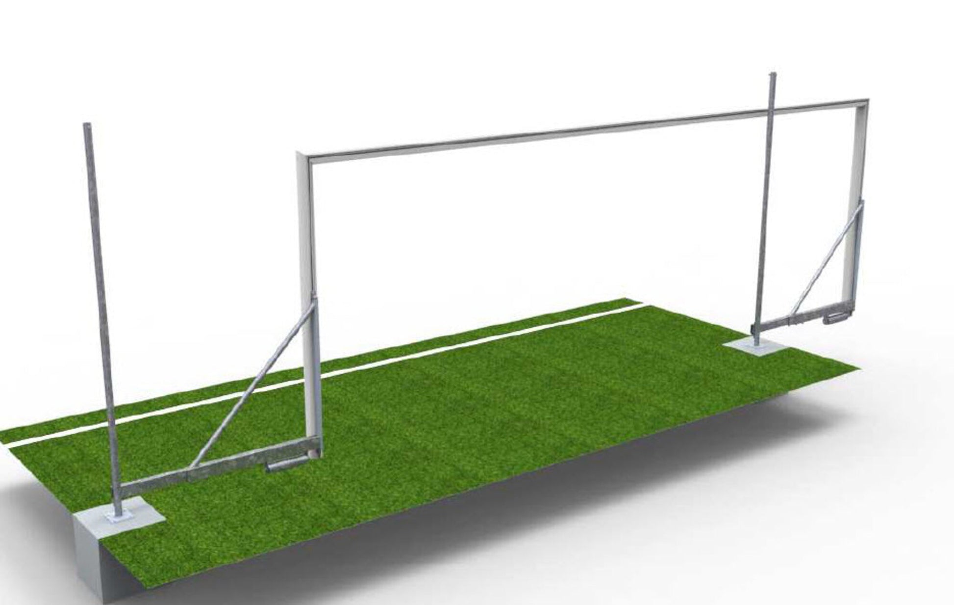 Powershot 8-a-side Fußballtor - faltbar verschließbar 6x2,1m - machsport – Bild 