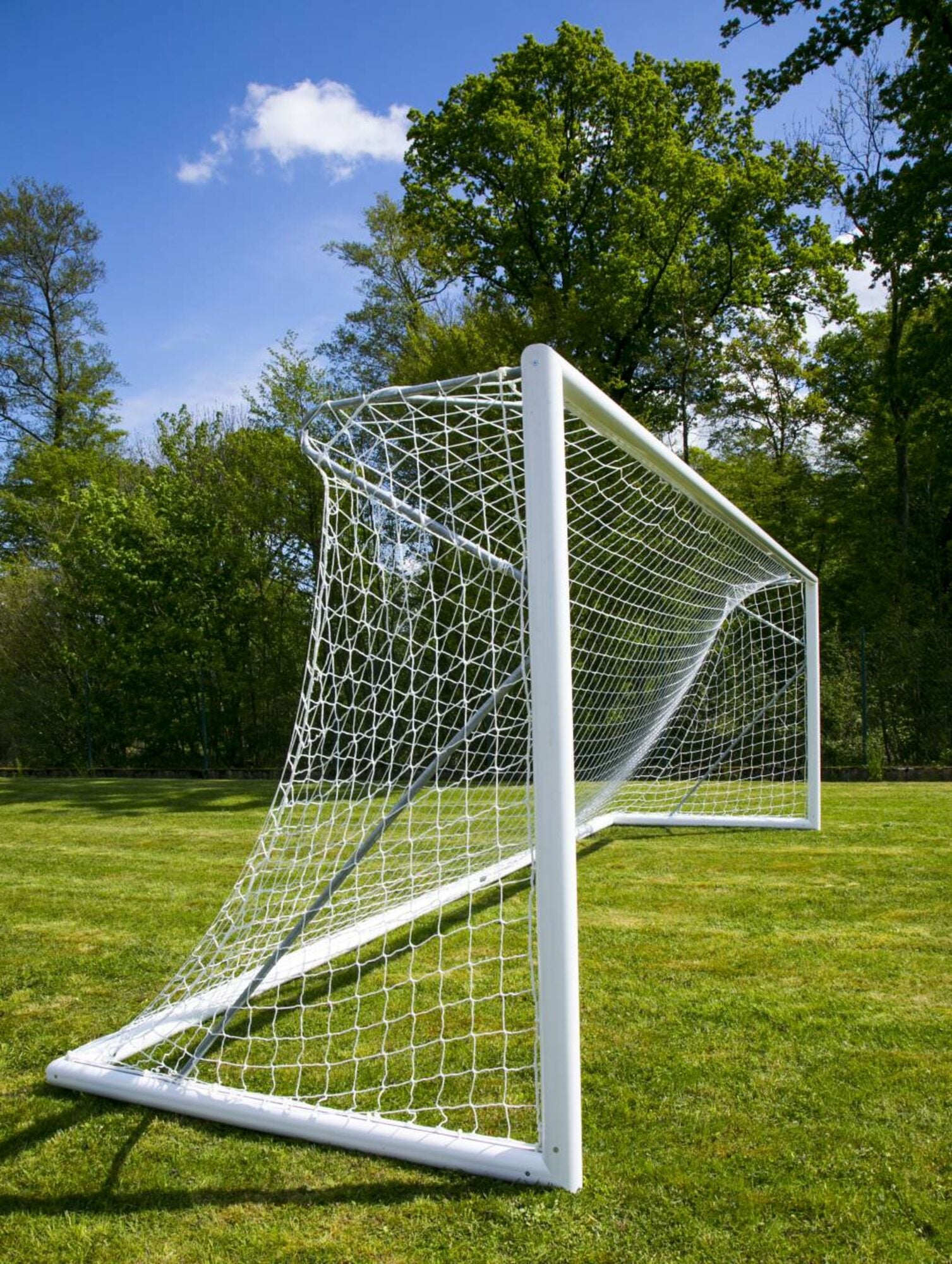 Powershot Fußballtor  mit Eckverbinder- Großfeld - Freistehend - machsport – Bild 
