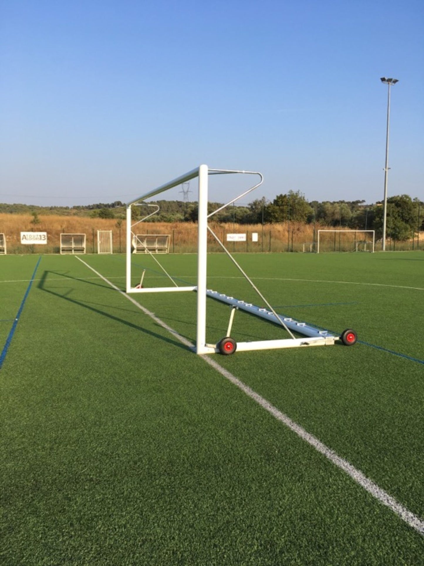 Powershot Jugendfußballtor - transportabel - beschwert - machsport