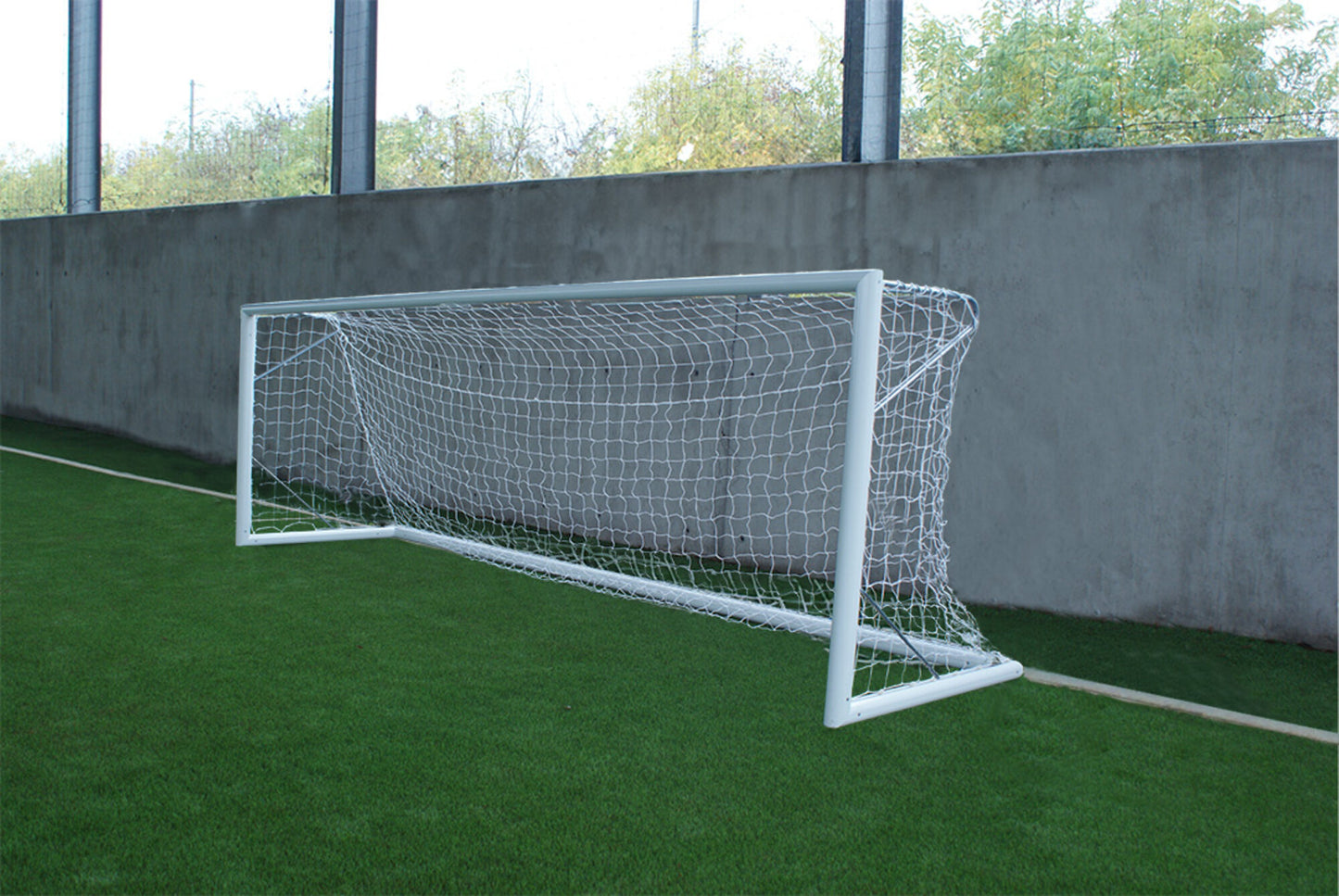 Powershot Mini-Fußballtor - Aluminium 3x1m - machsport