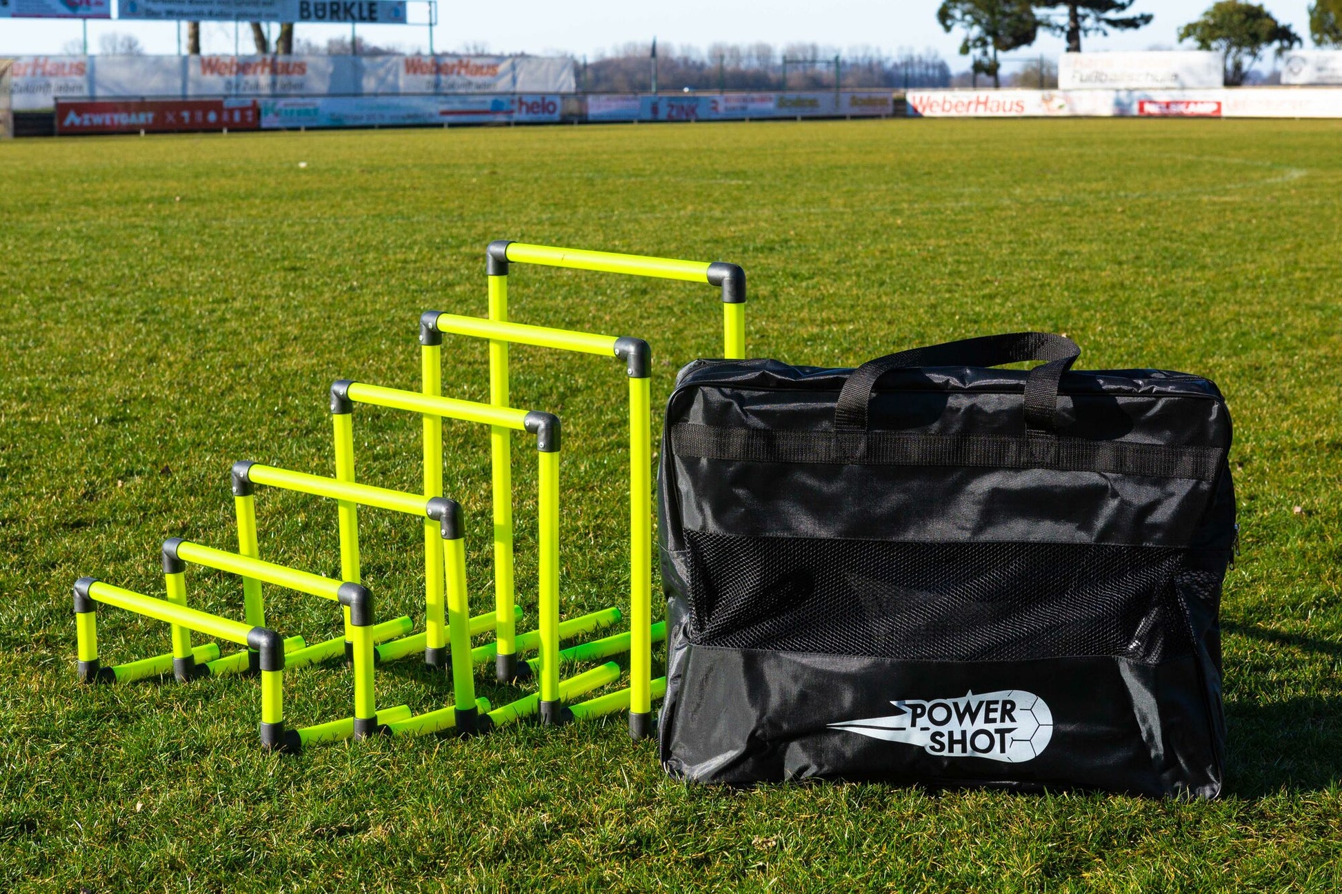 Powershot 6er-Set faltbare Hürden - Stecksystem - machsport – Bild 