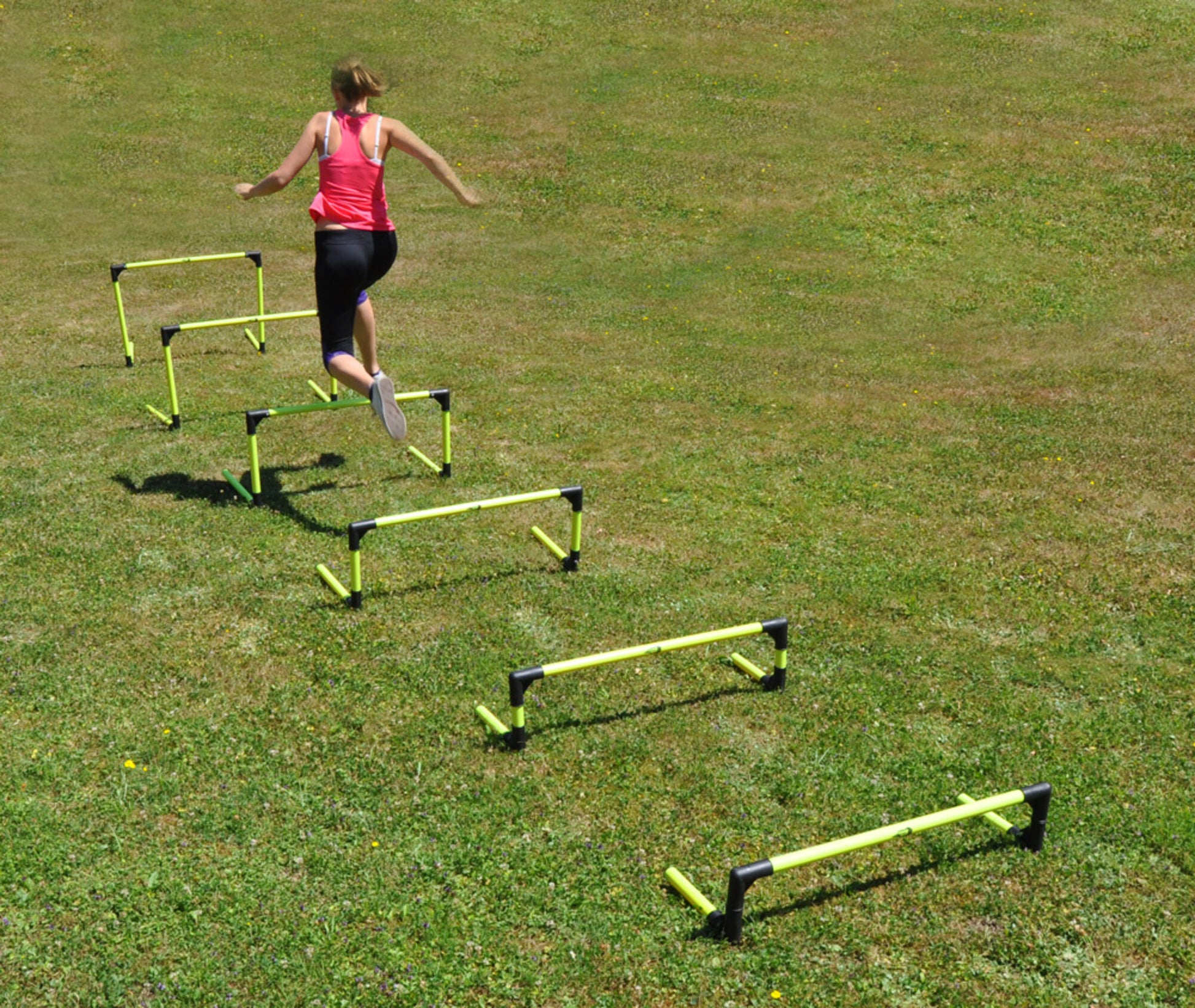 Powershot 6er-Set faltbare Hürden - Stecksystem - machsport – Bild 