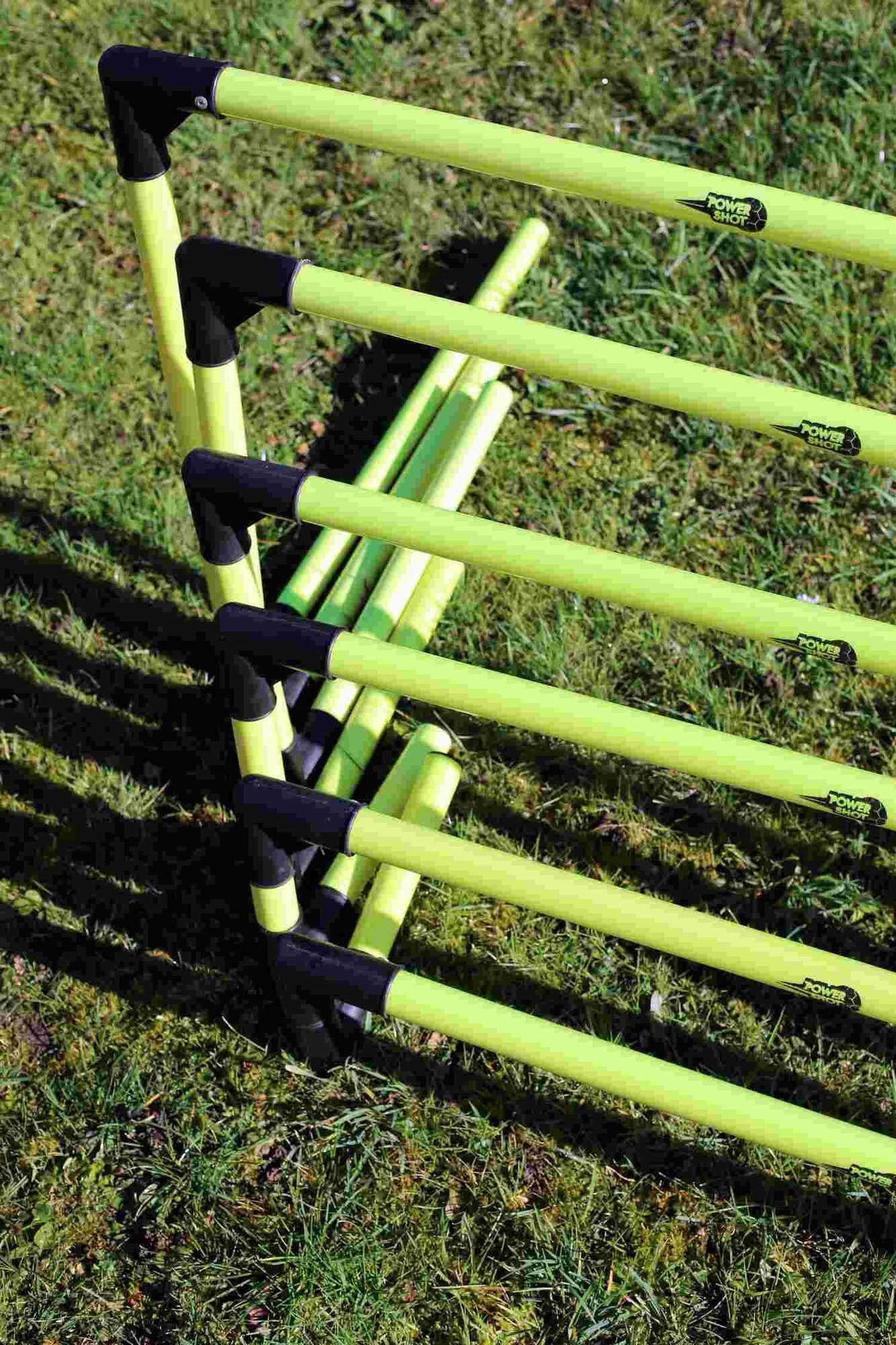 Powershot 6er-Set faltbare Hürden - Stecksystem - machsport