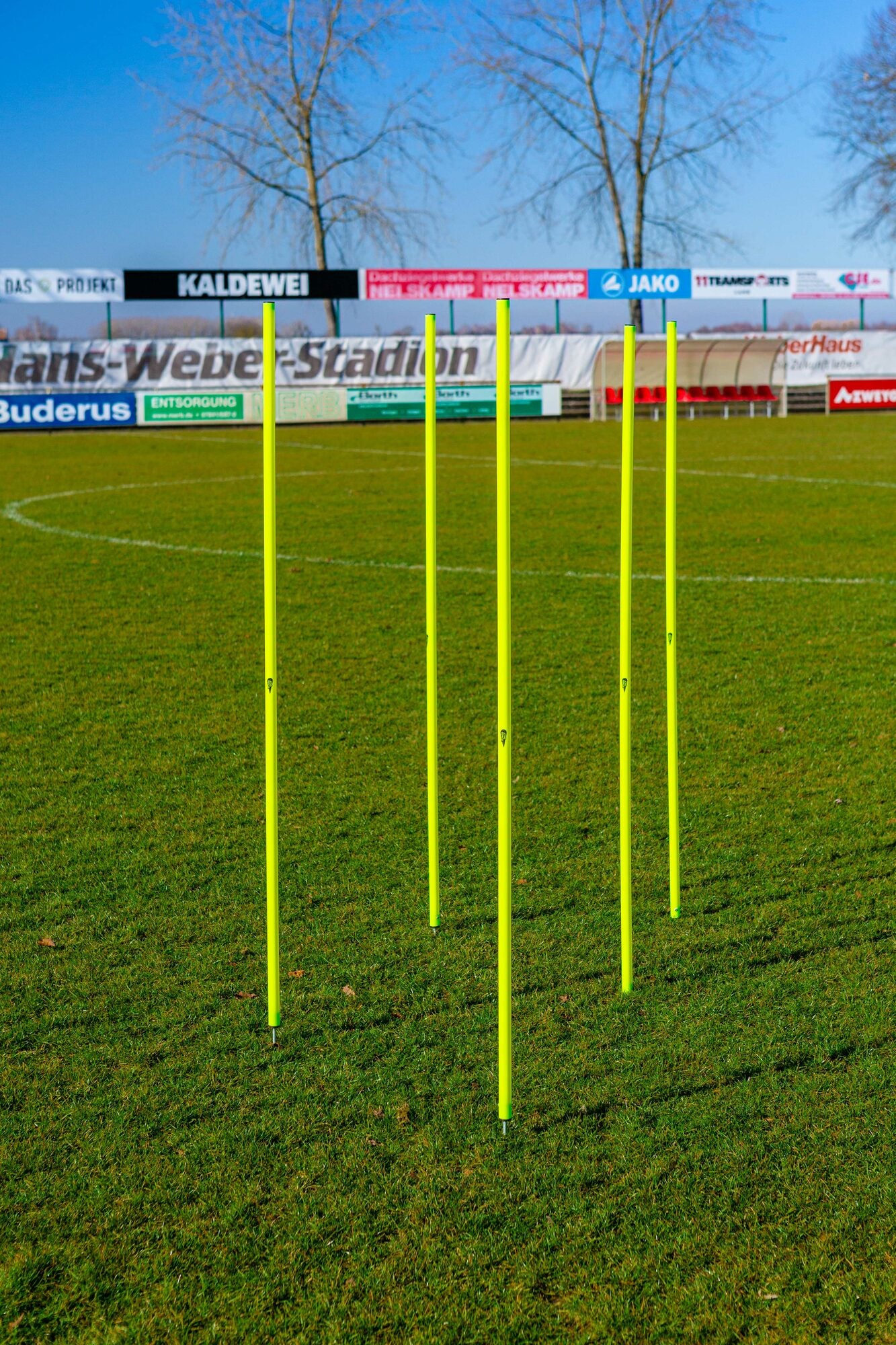 Powershot Slalomstange 2-teilig mit Erdspieß - machsport