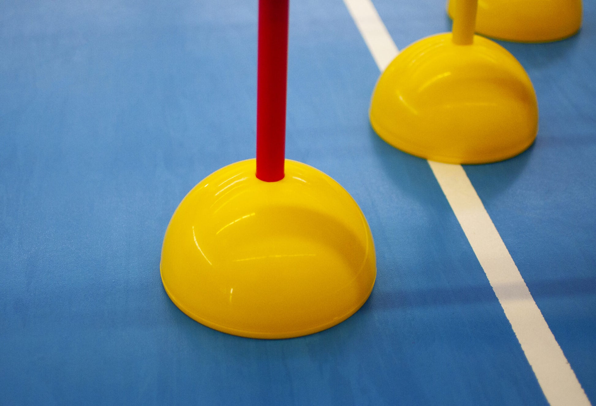 Powershot Slalomstangen-Set Indoor mit Standfuß inkl. Transporttasche - machsport – Bild 