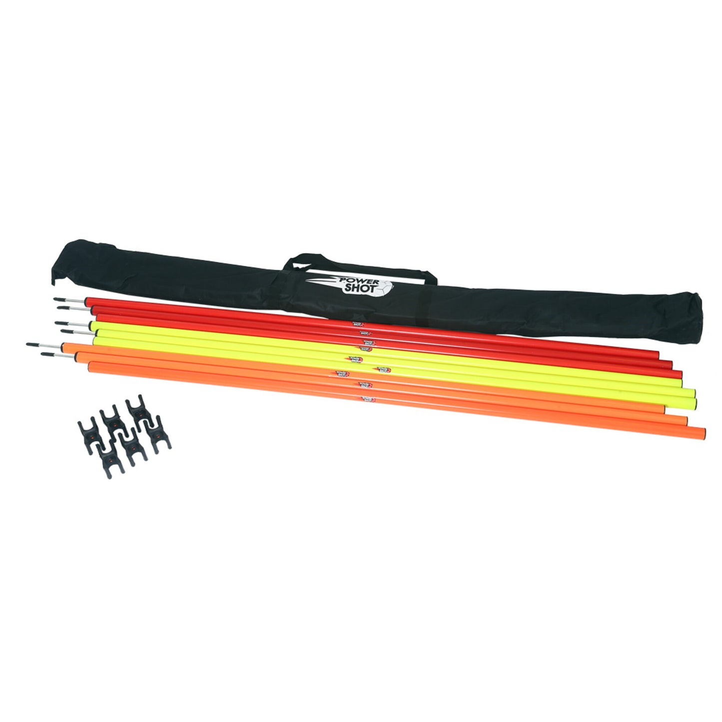 Powershot Slalomstangen-Set Outdoor inkl. Transporttasche - machsport