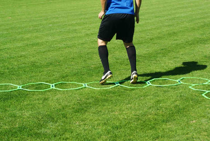 Powershot 12er Set - Achteckige Koordinationsringe (Oktogon) - machsport