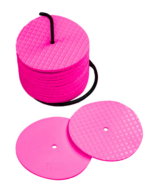 Powershot 24er-Set Markierungsscheiben, klein 10cm, pink – pink / ONE SIZE