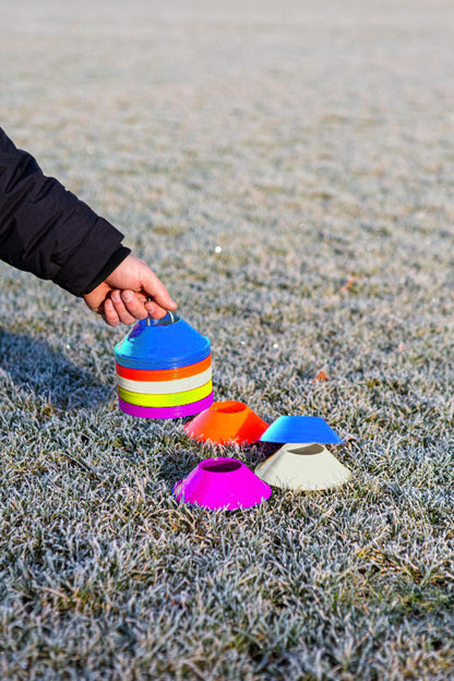 Powershot Mini-Markierungshütchen flexibel - 12cm ? - 50er-Set - machsport