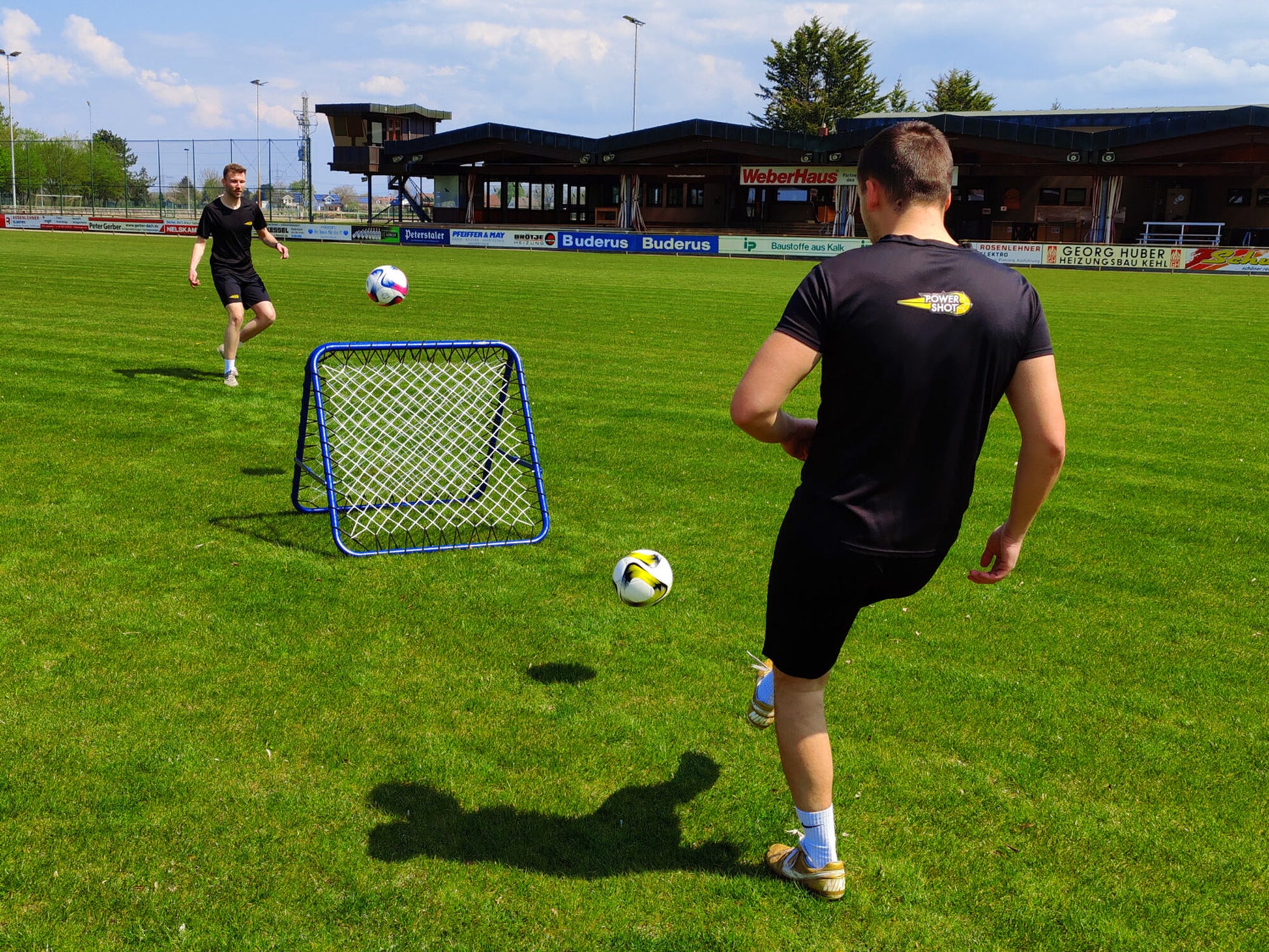 Powershot Doppelseitiger Tchouckball - Rückprallnetz - machsport – Bild 