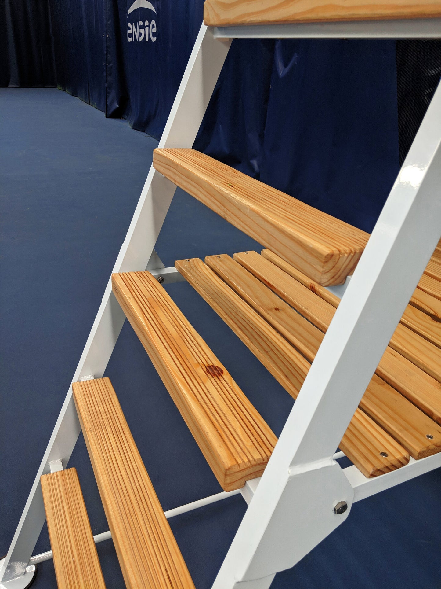 Powershot Schiedsrichterstuhl "Aluminium & Holz" - Turnier - machsport